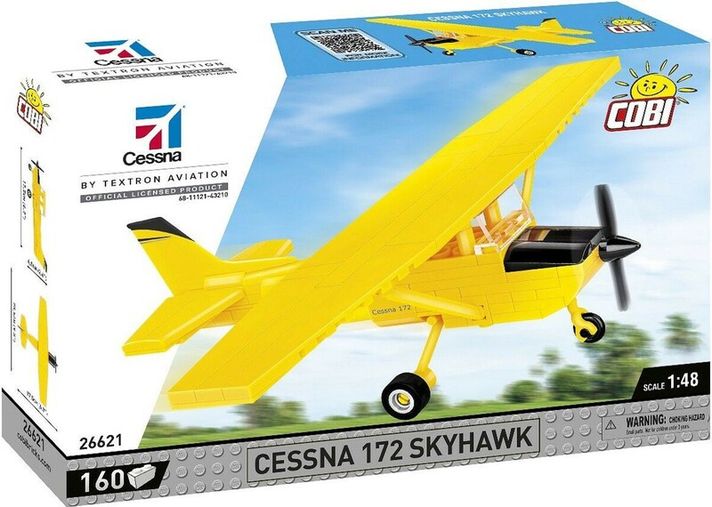 COBI - Cessna 172 Skyhawk-sárga, 1:48, 160 LE