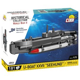 COBI - Cobi II. világháború U-boat XXVII Seehund, 1:72, 181 k