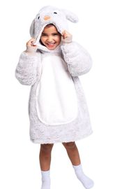COZY NOXXIEZ - CH301 Nyúl - meleg TV pulóver takaró kapucnival gyerekeknek 3 - 6 évek