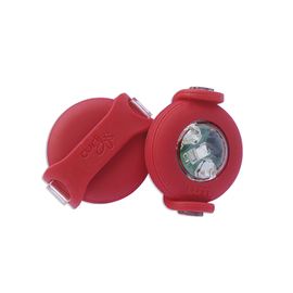 CURLI - Luumi LED biztonsági nyakörv lámpa RED