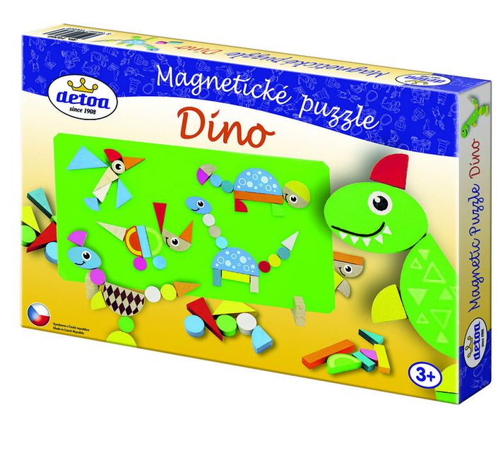 DETOA - Dino mágneses puzzle