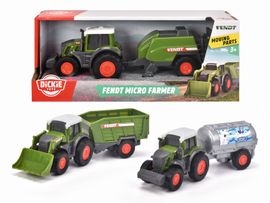 DICKIE - Fendt Micro Farmer traktor, 18 cm, 3 típus, Mix Termékek