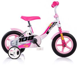 DINO BIKES - Gyerek bicikli 10" 108L - rózsaszín 2017