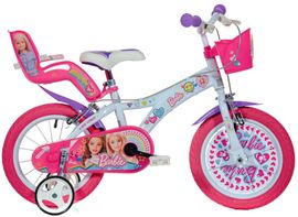 DINO BIKES - Gyerek bicikli 14" 614GBA - Barbie 2018
