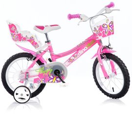 DINO BIKES - Gyerek bicikli 14" 146R - rózsaszín 2017