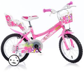 DINO BIKES - Gyerek bicikli 16" 166R - rózsaszín 2017