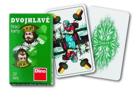 DINO - Játékkártyák dupla fejűek
