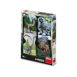 DINO - Jurassic World 4X54 táblás puzzle