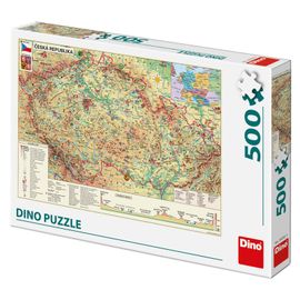 DINO - Csehország térképe, 500 darab