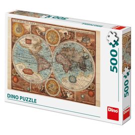 DINO - 1626-os világtérkép, 500 darab