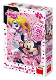 DINO - Minnie Mouse 200 gyémánt puzzle