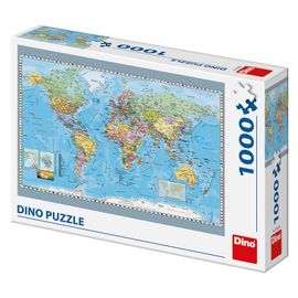DINO - A világ politikai térképe 1000 darab
