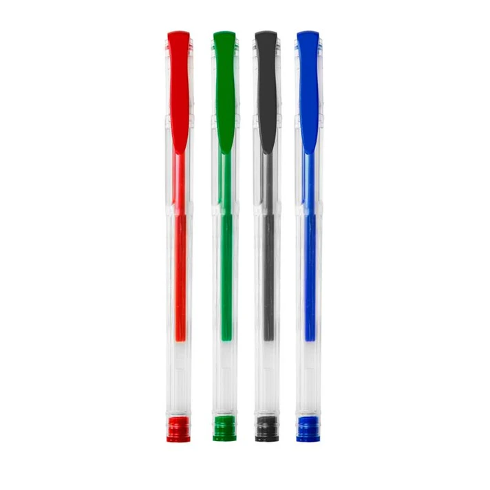 EASY - STANDARD-04-MIX - zselés tollak, 4 klasszikus szín/készlet