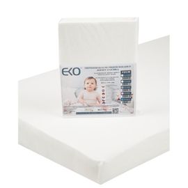 EKO - Vízálló gumis lepedő Jersey fehér 120x60 cm