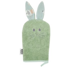 EKO - Pamut mosogatórongy füllel Bunny Olive green 20x15 cm