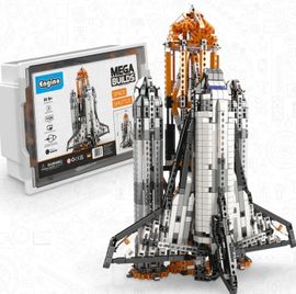 ENGINO - MEGA ÉPÍTÉSEK: Challenger rakéta (műanyag kádban, 3D utasítással)