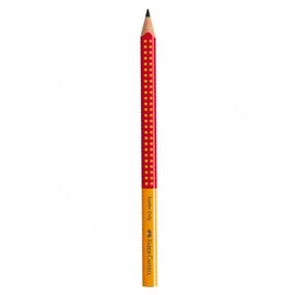 FABER CASTELL - Grafit ceruza Grip Jumbo / B narancs/piros