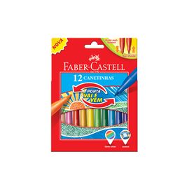 FABER CASTELL - Flex tollmarkerek, színes 12 darabos készlet