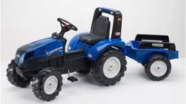 FALK - Pedálos traktor New Holland T8 iparvágányral 3090B