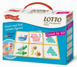 FAR FAR LAND - Far far land Lotto átlátszó kártyákkal Számolás