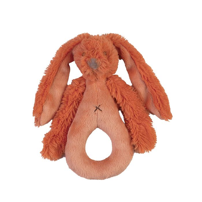 HAPPY HORSE - Rattle Rabbit Richie narancssárga mérete: 18 cm