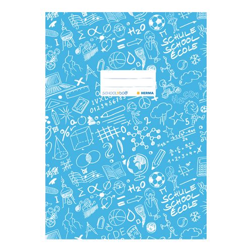 HERMA - Schooldoo A4 kék notebook borító /1db