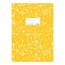 HERMA - Schooldoo A4-es notebook borító sárga /1db