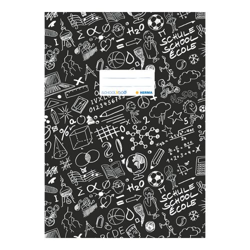 HERMA - Borító notebookhoz Schooldoo A5 fekete /1db