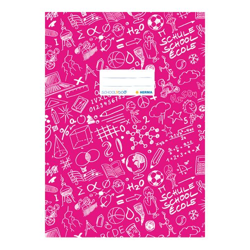 HERMA - Schooldoo A5 notebook borító rózsaszín /1db