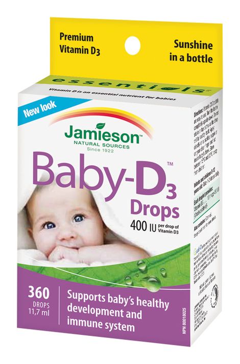 JAMIESON - Baby-D D3-vitamin 400 NE csepp 11,7 ml