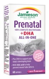 JAMIESON - Prenatal Complete multivitamin DHA-val és EPA-val 60 cps