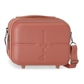 JOUMMA BAGS - ABS utazó kozmetikai táska PEPE JEANS HIGHLIGHT Terracota, 21x29x15cm, 9L, 7683926