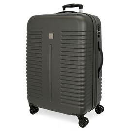 JOUMMA BAGS - ABS utazási bőrönd INDIA Antracita, 70x48x27cm, 70L, 5089222 (medium exp.)