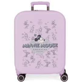 JOUMMA BAGS - ABS utazási bőrönd MINNIE MOUSE Happines Lila, 55x40x20cm, 37L, 3669123 (small)