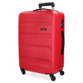 JOUMMA BAGS - ABS utazótáska ROLL ROAD FLEX Piros, 65x46x23cm, 56L, 5849264 (közepes méretű)