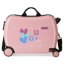 JOUMMA BAGS - Gyermek utazóbőrönd kerekeken / futóbicikli ENSO Love Vibes, 34L, 9459821