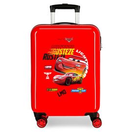 JOUMMA BAGS - Luxus ABS utazótáska DISNEY CARS Rusteeze Red, 55x38x20cm, 34L, 2391721