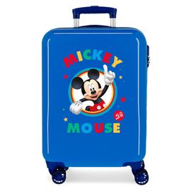 JOUMMA BAGS - Luxus gyerek ABS utazóbőrönd MICKEY MOUSE Azul, 55x38x20cm, 34L, 2031721
