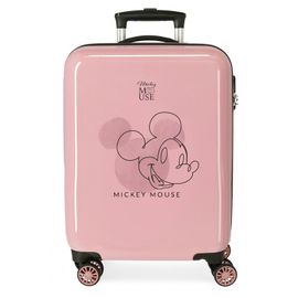 JOUMMA BAGS - Luxus ABS gyerek utazótáska MICKEY MOUSE körvonal, 55x38x20cm, 34L, 3471721
