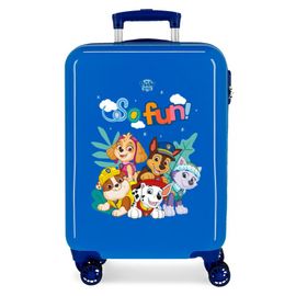 JOUMMA BAGS - Luxus gyerek ABS utazóbőrönd PAW PATROL Blue, 55x38x20cm, 34L, 2191724