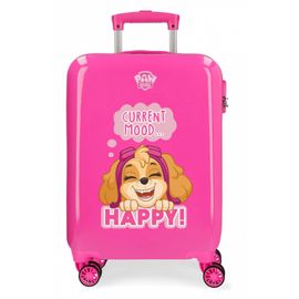 JOUMMA BAGS - Luxus gyerek ABS utazótáska PAW PATROL rózsaszín, 55x38x20cm, 34L, 2191723