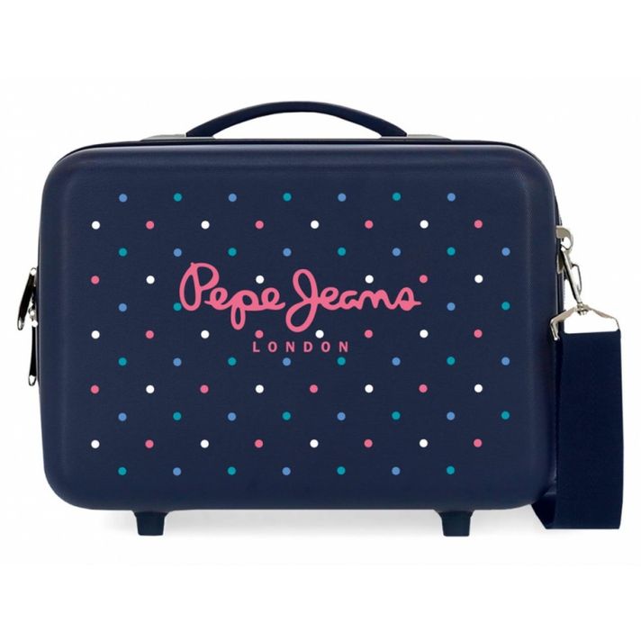JOUMMA BAGS - PEPE JEANS Molly, ABS utazó kozmetikai táska, 21x29x15cm, 9L, 6063921