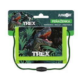 JUNIOR - Gyermek textil pénztárca - 6. sorozat - T-Rex