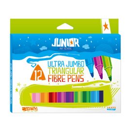 JUNIOR - Ultra Jumbo színes filctollak, 12 darabos készlet