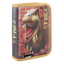 JUNIOR - Üres vászon tolltartó - Seria 4 - T-Rex