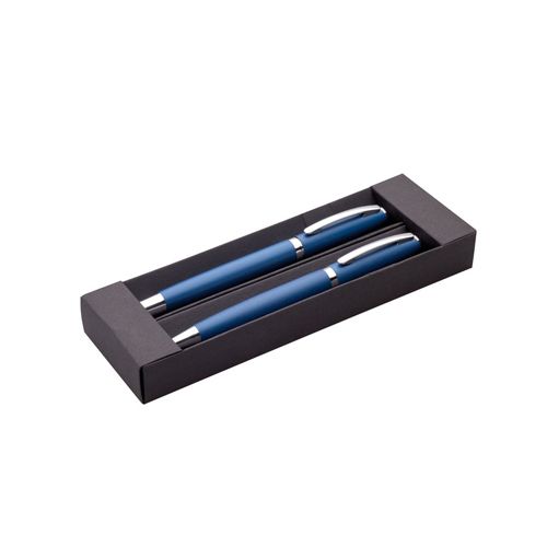 JUNIOR - Szett fém mechanikus ceruza + golyóstoll, TORICO, kék