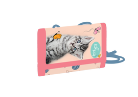 KARTON PP - Gyermek pénztárca zsinórral - Cat