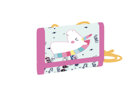 KARTON PP - Gyermek pénztárca madzaggal - Unicorn Iconic