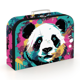 KARTON PP - Bőrönd laminált 34 cm Panda