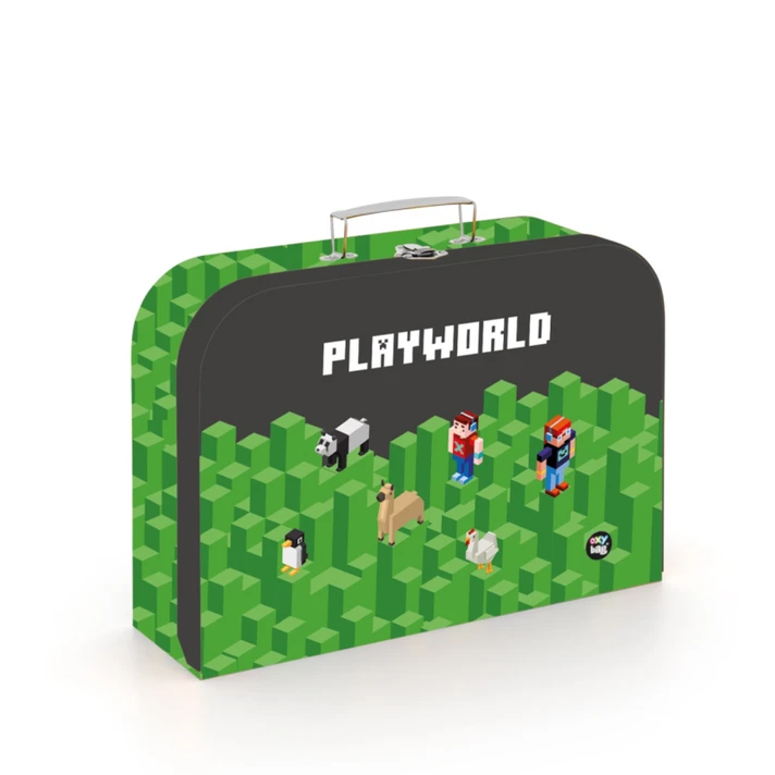 KARTON PP - Bőrönd laminált 34 cm Playworld